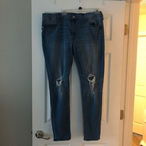Super cute Express Distressed Legging Jeans